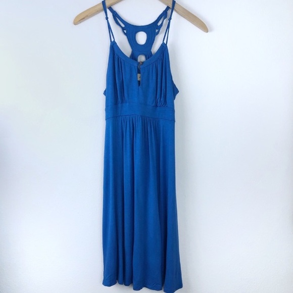 ELLA MOSS Soft Blue Midi dress - small - Picture 2 of 8